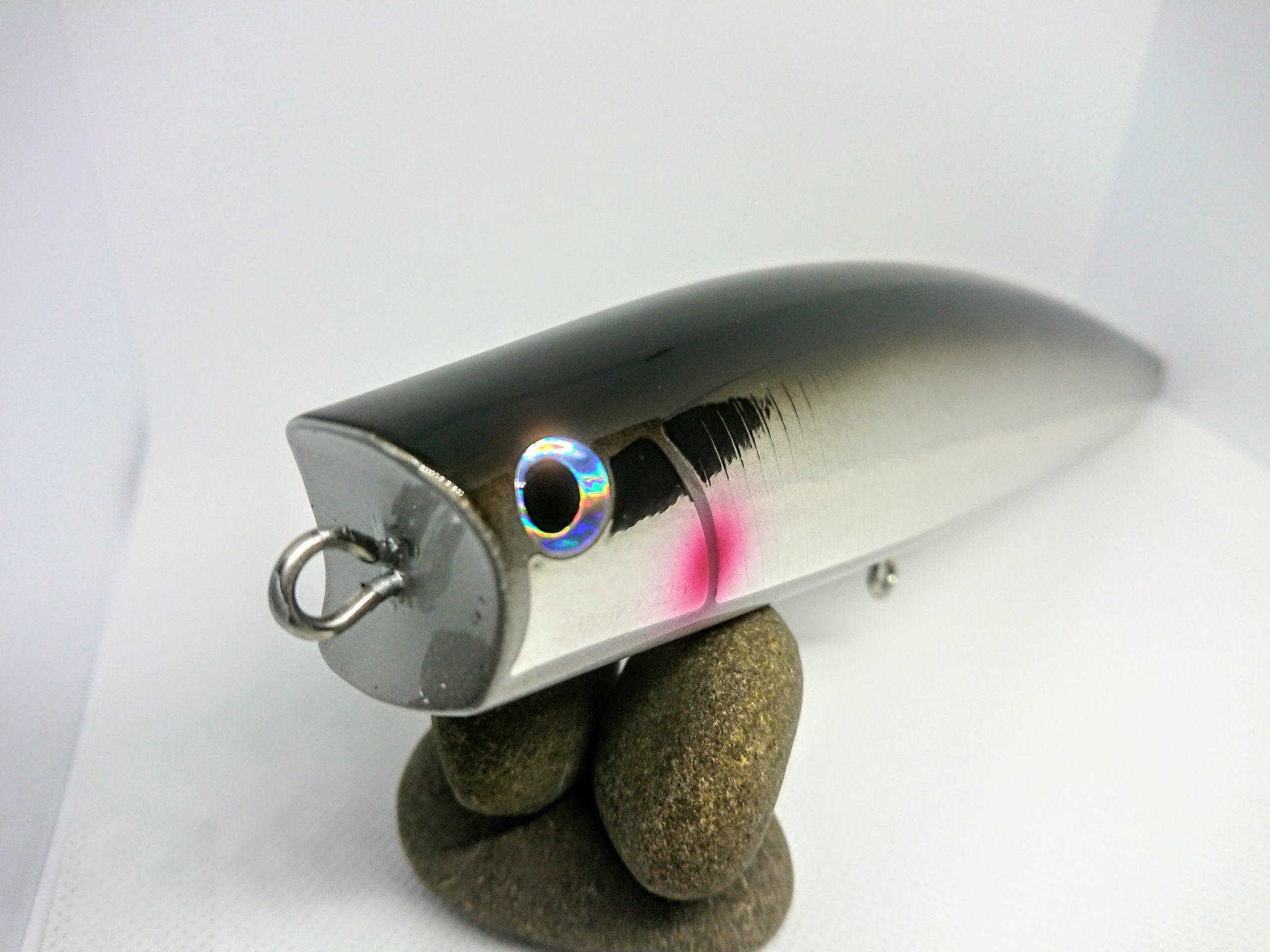 Fish Trippers Village Espuma 220 Black Silver Topwater Popper