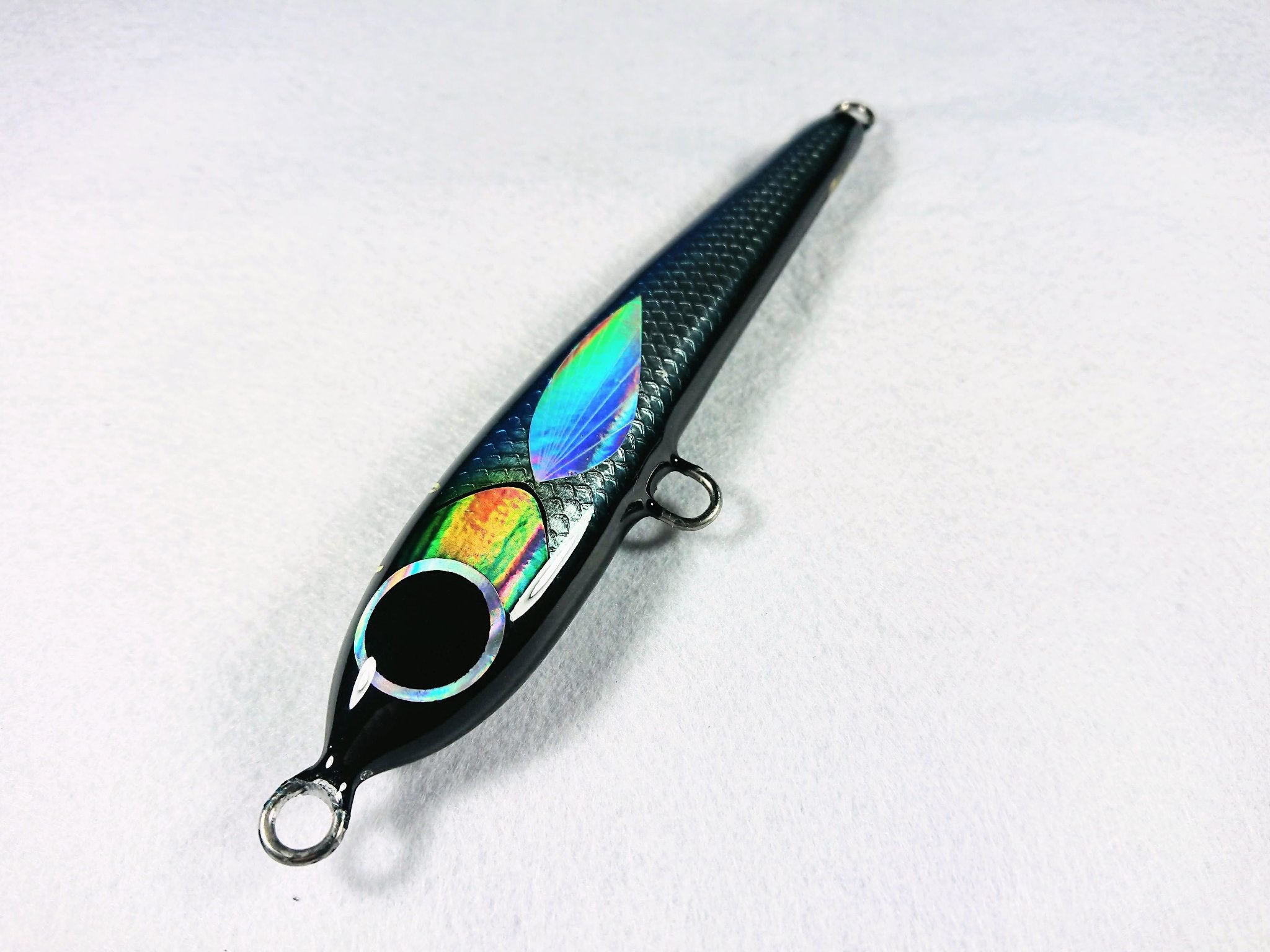 Brightskyshop Blue Silver Mullet Topwater Stickbait