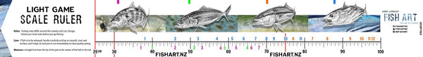 Gary Longley Fish Art Scale Ruler