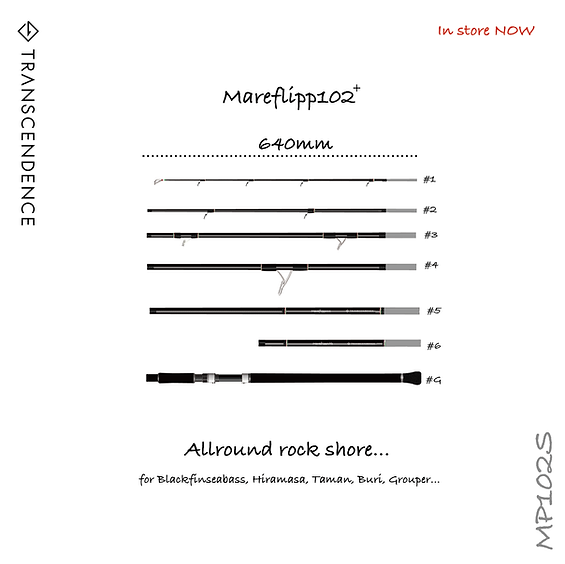 Transcendence Mareflipp 102 Travel Rod