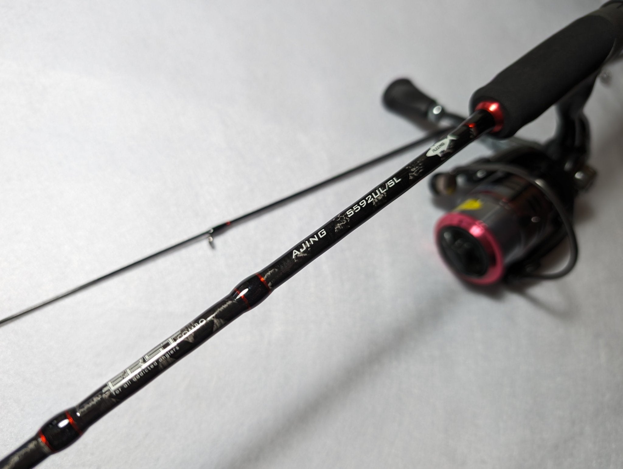 Alpha Tackle ERST S592UL/SL Ajing Fishing Reel Rod Line Set🔰