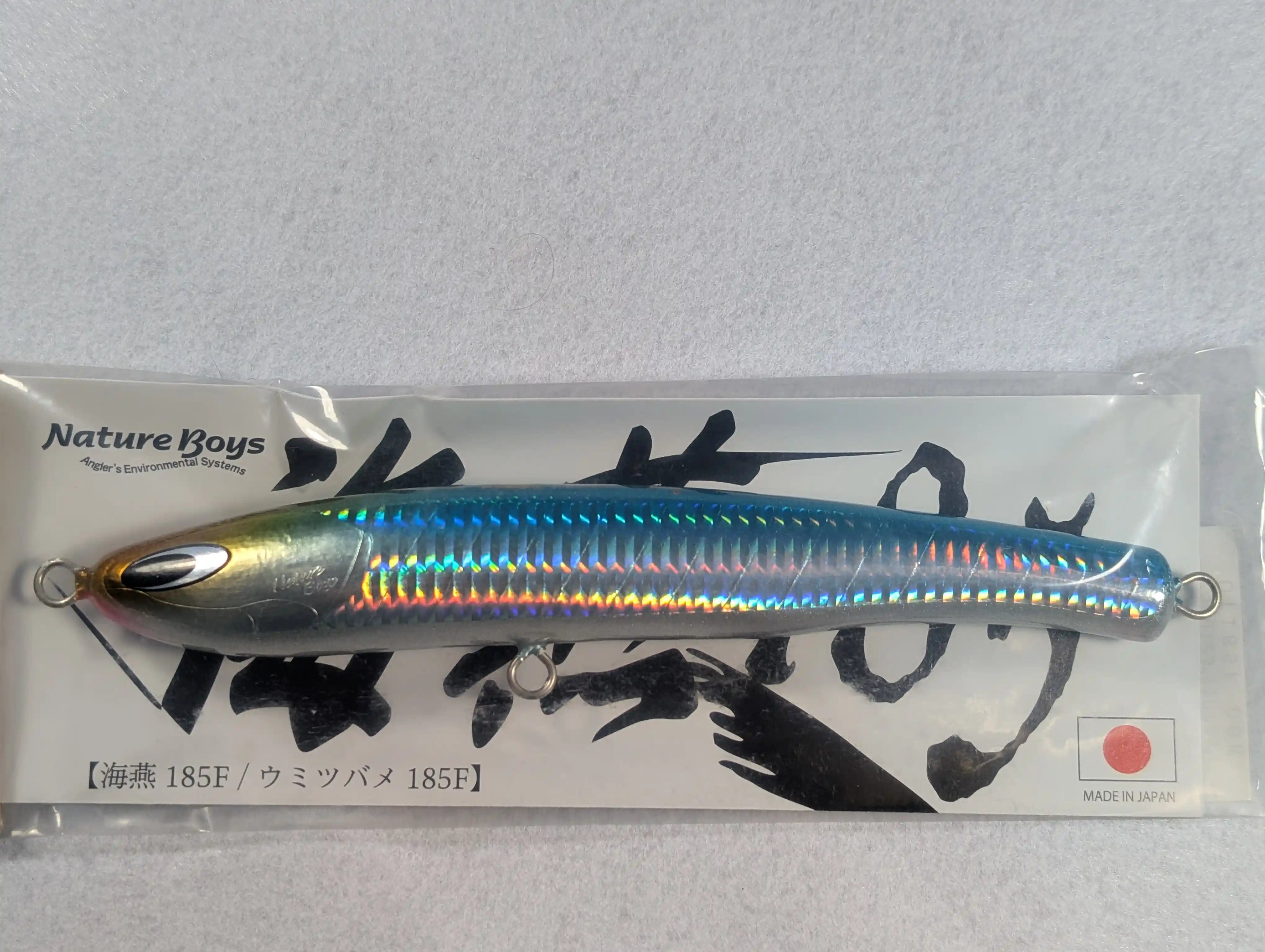 Nature Boys Umitsubame 185F Topwater Stickbait UV Blue Back
