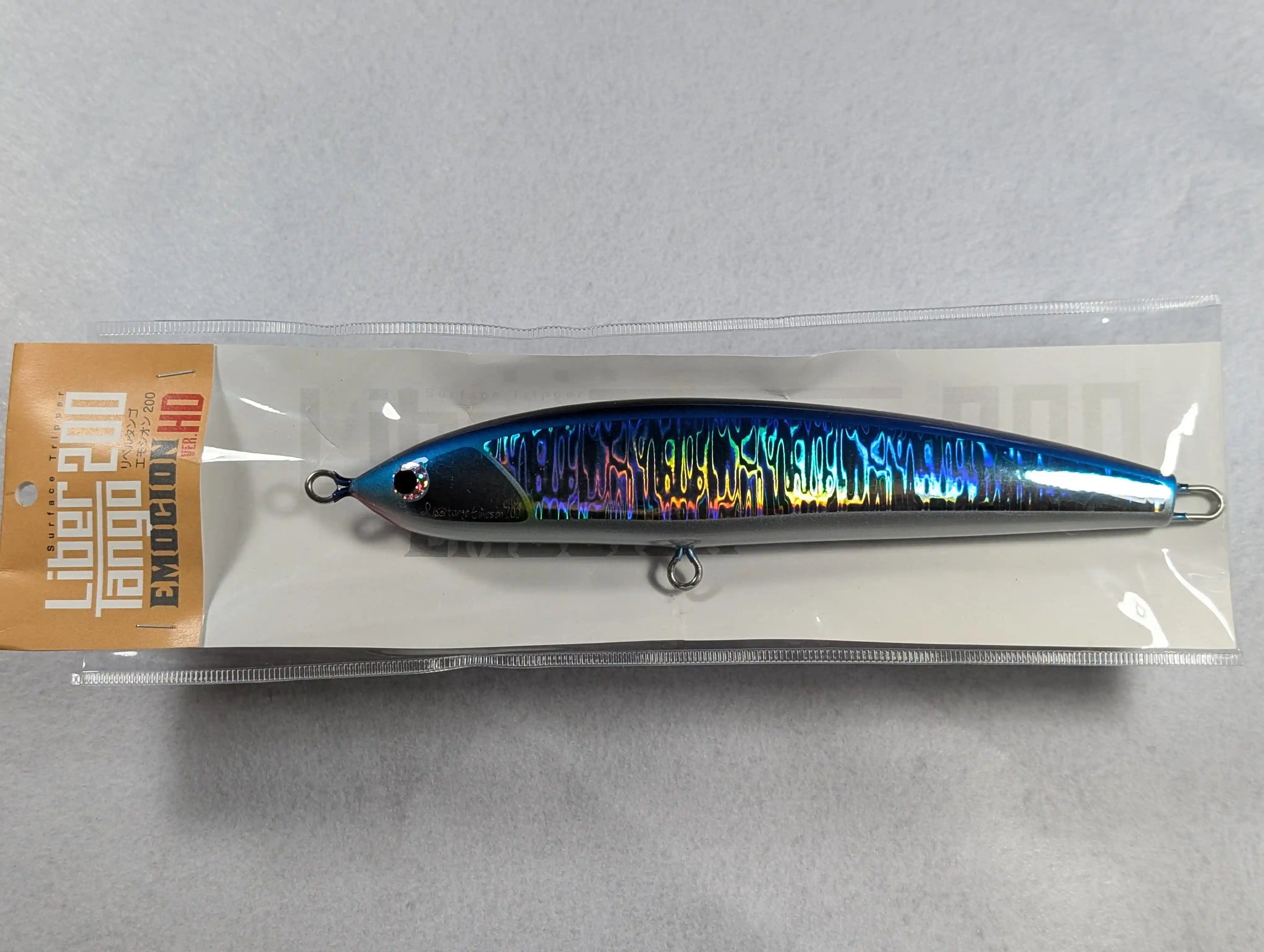 Fish Trippers Village Liber Tango Emocion 200 Ver HD Topwater Stickbait Blackcurrent Blue
