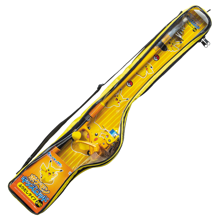 Valleyhill Pokémon 240 Yellow Pikachu Kids Fishing Rod Combo