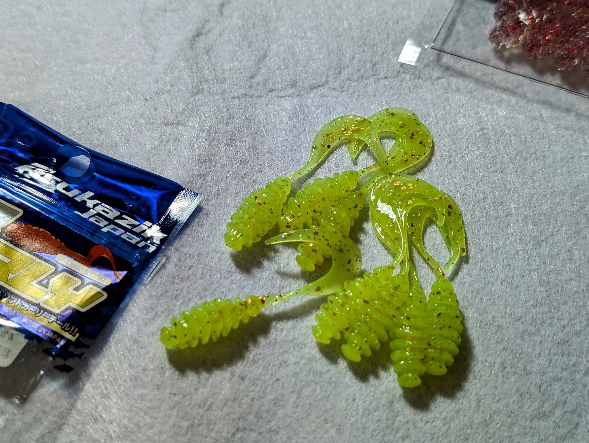 Arukazik Japan BM. Curly Light Game Soft Bait