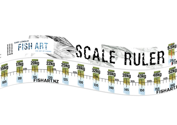 Gary Longley Fish Art Scale Ruler