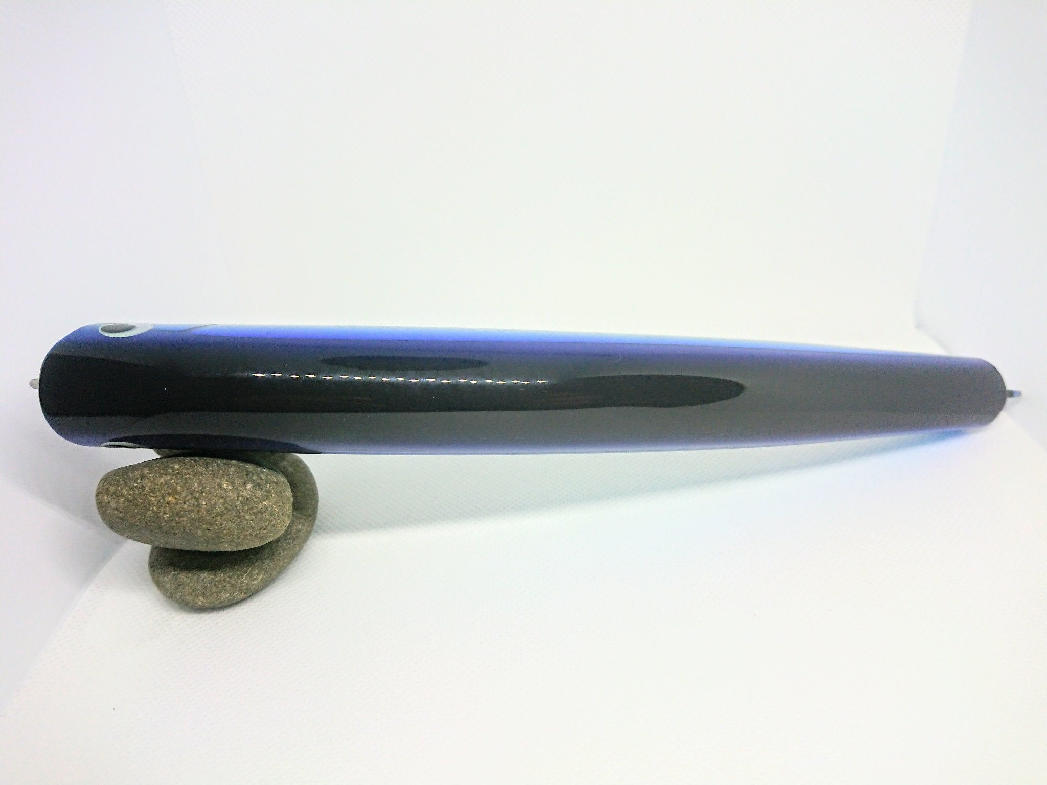 Topwater Popper Fish Trippers Village Espuma 220 Blue Silver