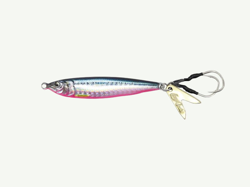 Little Jack Metal Adict Type Zero side view  color Blue Pink Sardine